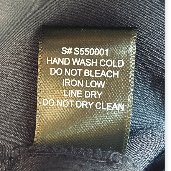 🍀 Pixley Women's Navy Blue Red Stacey Scallop Hem Mini Pencil Skirt Size XS - Picture 7 of 7